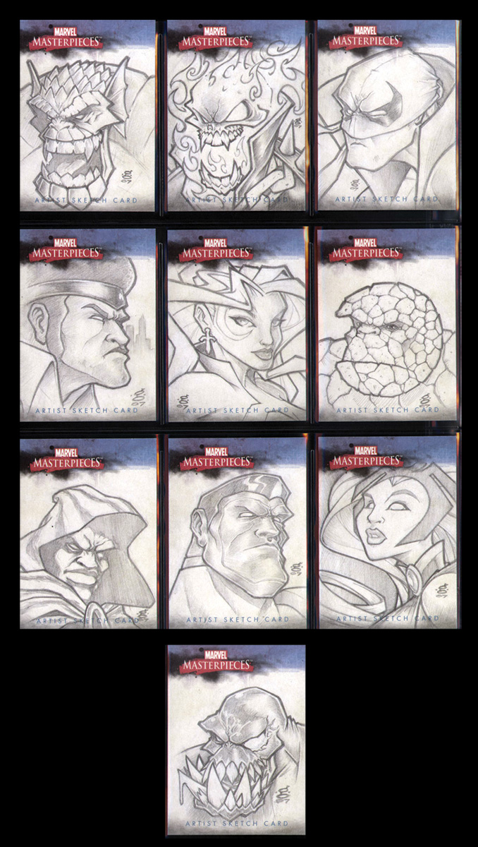 MARVEL SKETCH CARDS by KrazyKut on DeviantArt