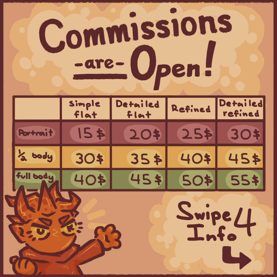 Comm Sheet by slimesuit on DeviantArt