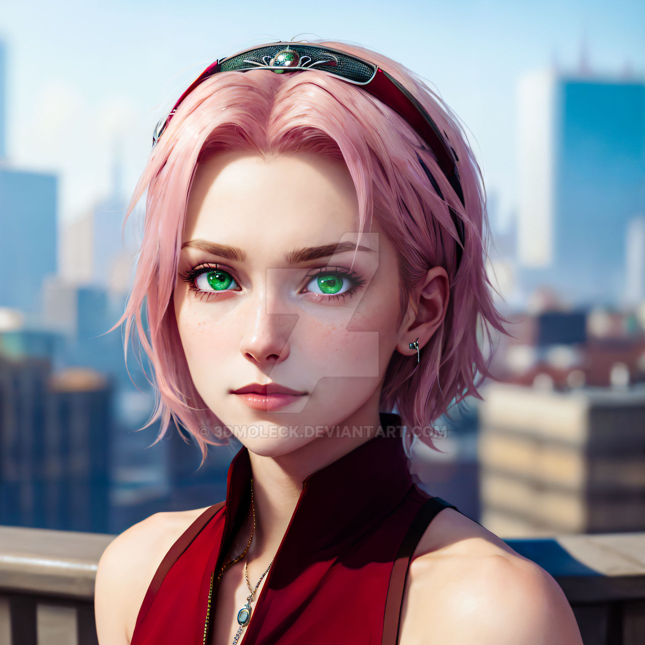 SakuraVariantion 3 by 3dMoleck on DeviantArt