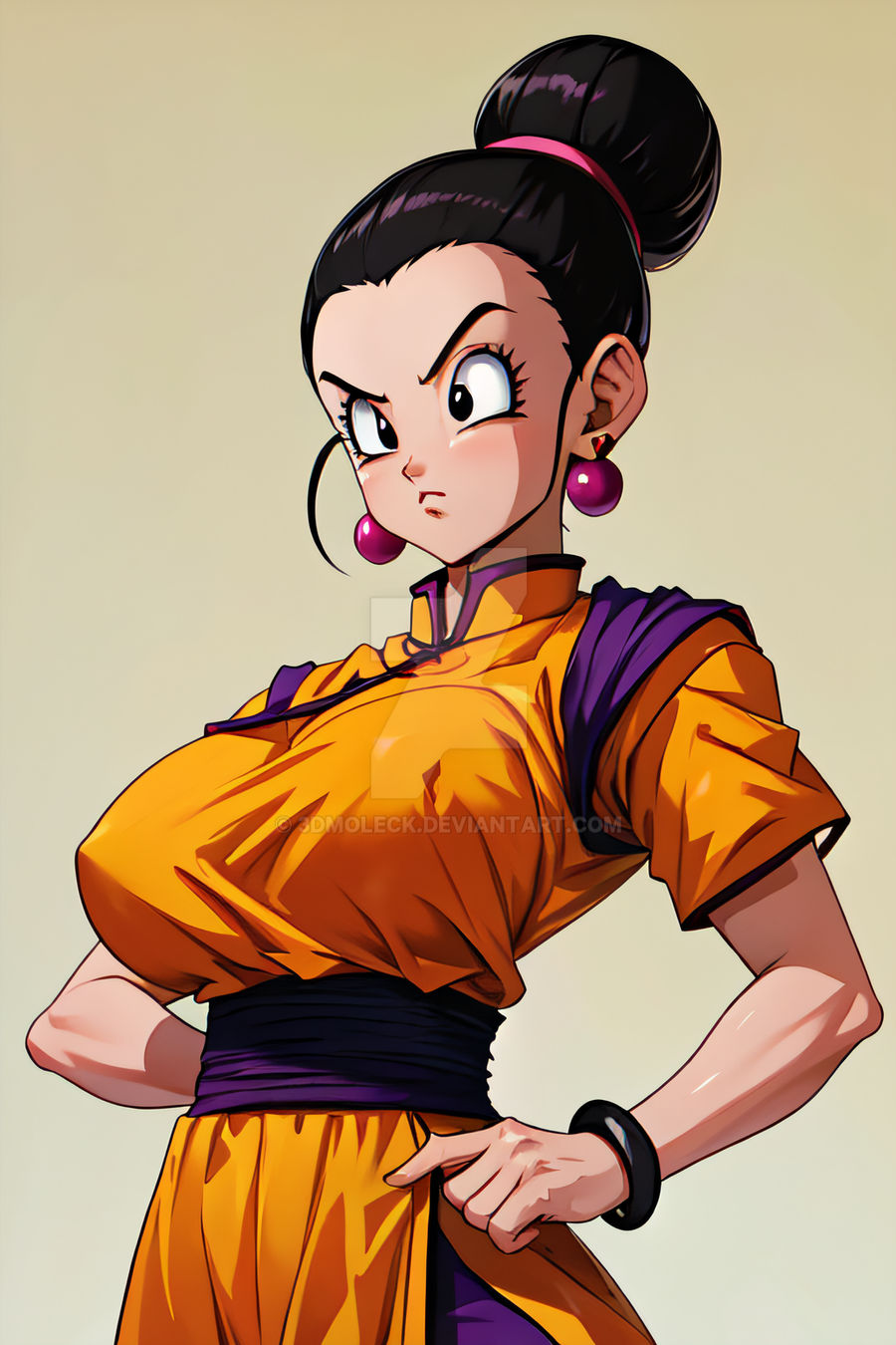 Simple Chichi _lowRes by 3dMoleck on DeviantArt