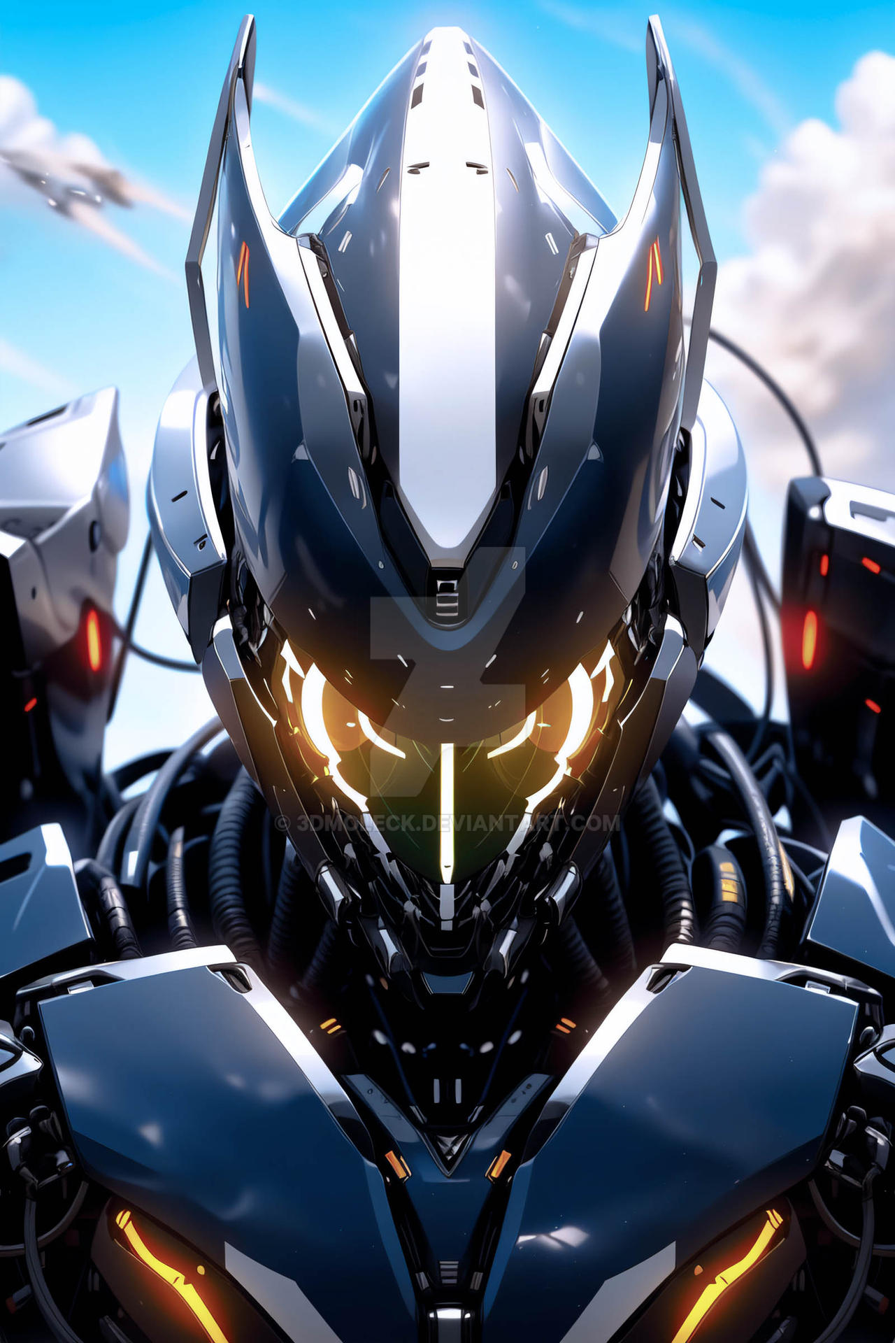 Deviantart Mecha Mecha _01 by 3dMoleck on DeviantArt
