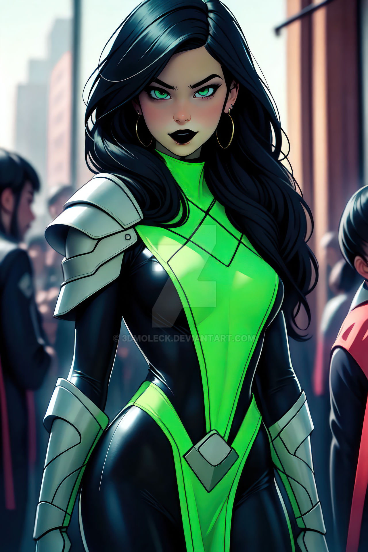 Commander Shego by 3dMoleck on DeviantArt