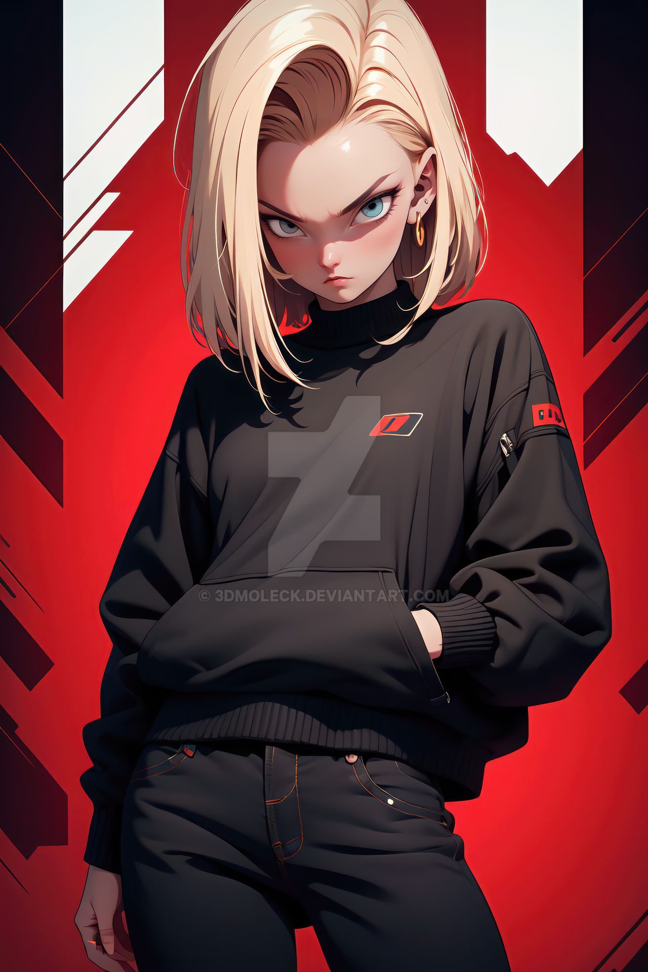Android 18 Rr Android 18 by 3dMoleck on DeviantArt