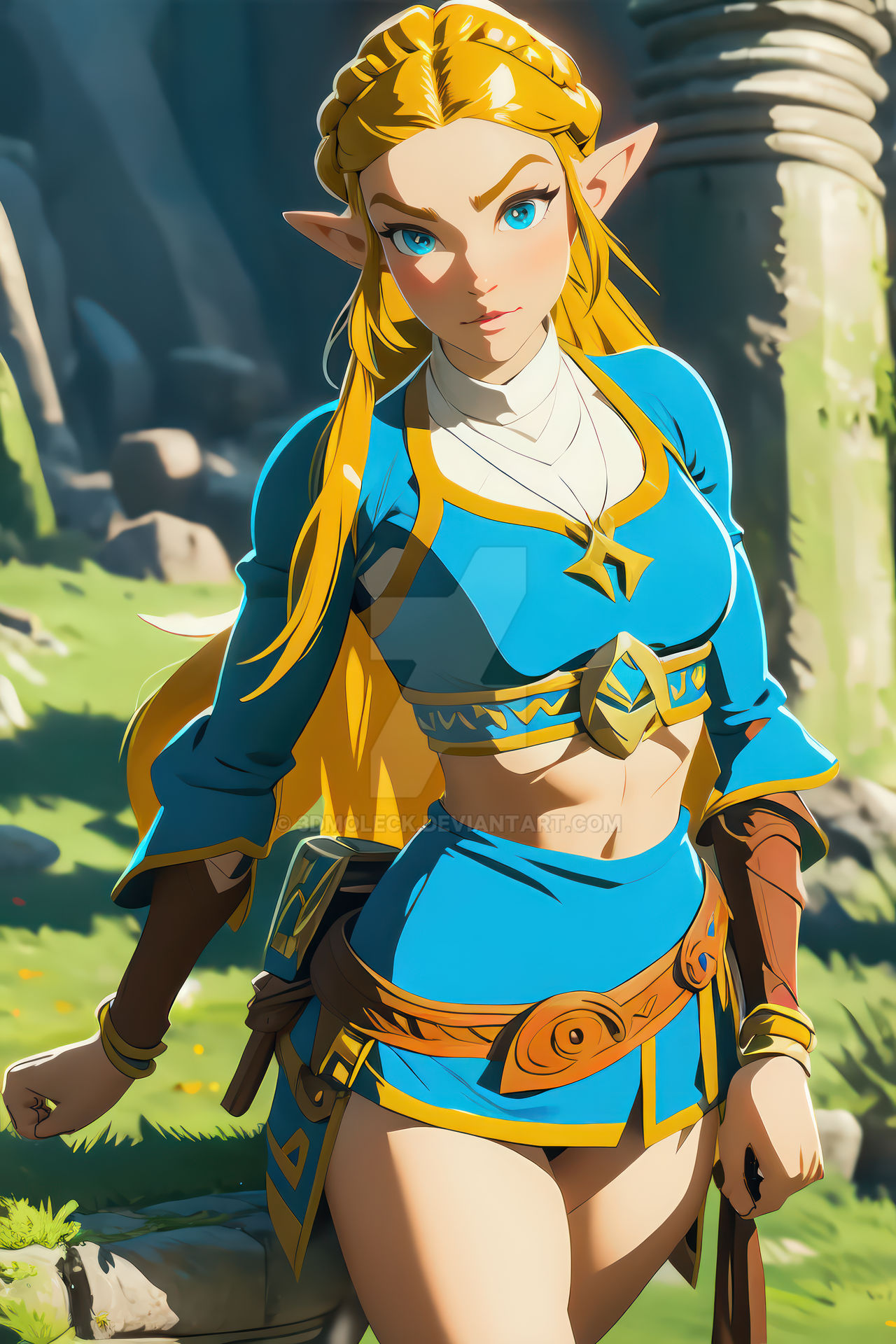 Princess Zelda - Breath of The Wild 2 by GENZOMAN on DeviantArt