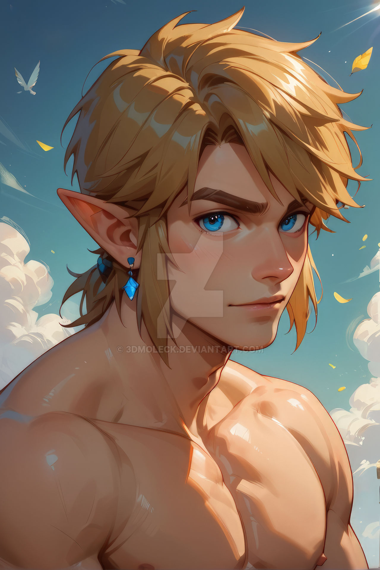 Deviantart Link Model Link 2 by 3dMoleck on DeviantArt