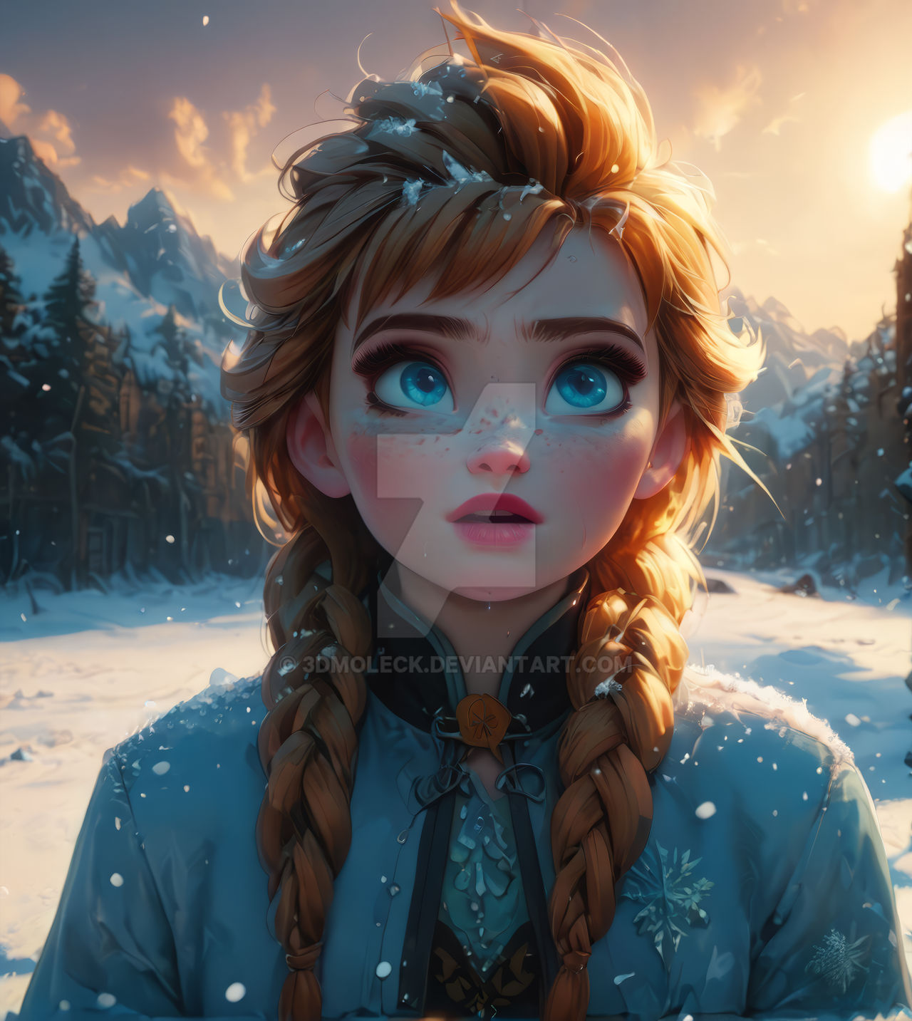 Anna 03 by 3dMoleck on DeviantArt
