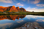 Drakensberg Dawn by hougaard