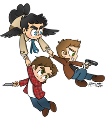 Supernatural Chibis for Neverjay