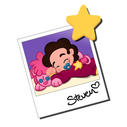 Baby Steven Polaroid