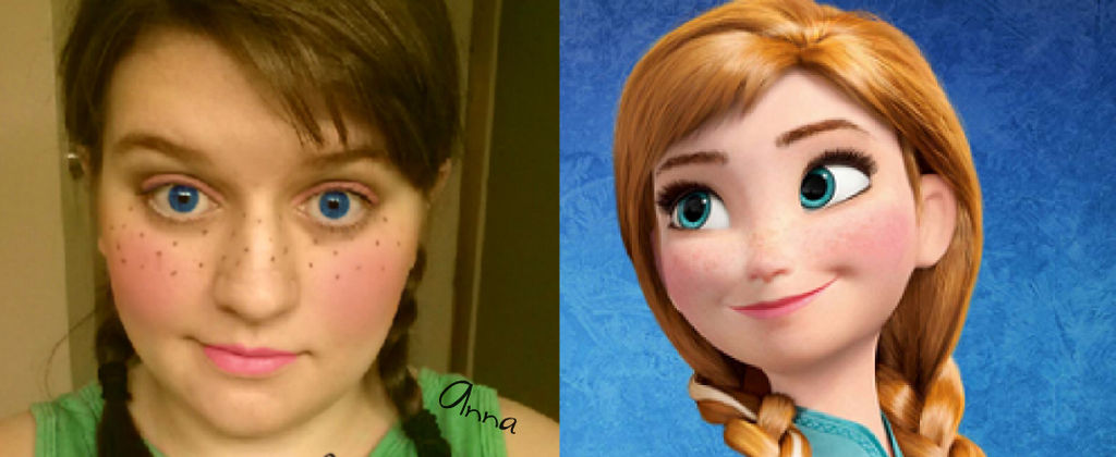 Anna Makeup (Frozen)