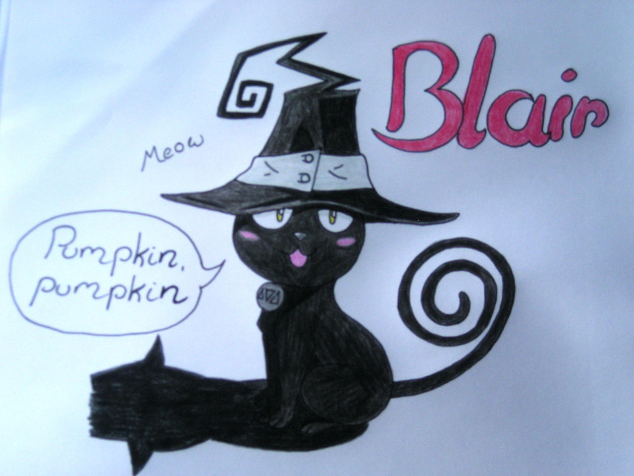 Soul eater Blair cat form by Nightout6 on DeviantArt