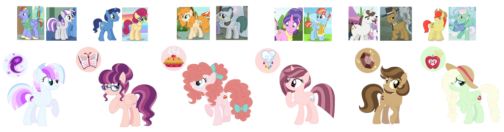 ParentSwap Mane Six