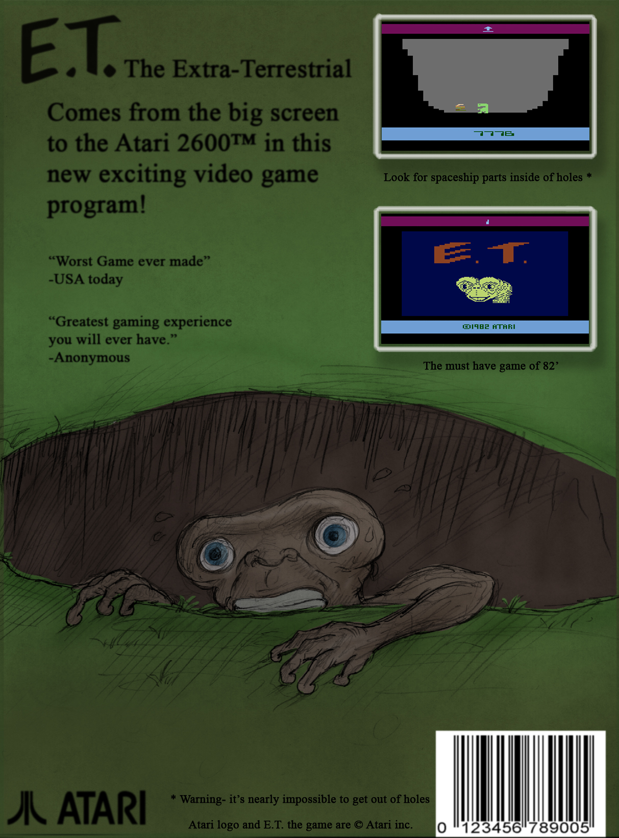 E.T. for the Atari 2600