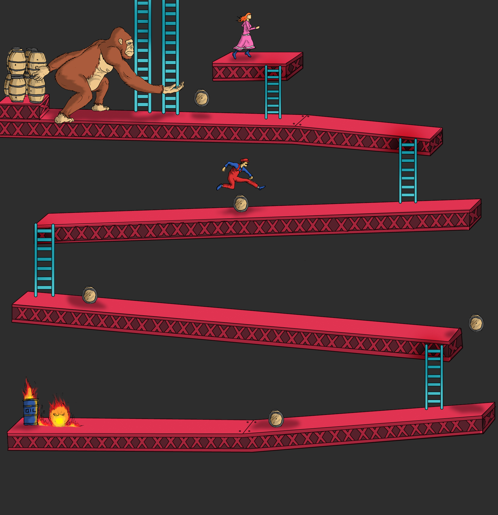 Realistic Donkey kong