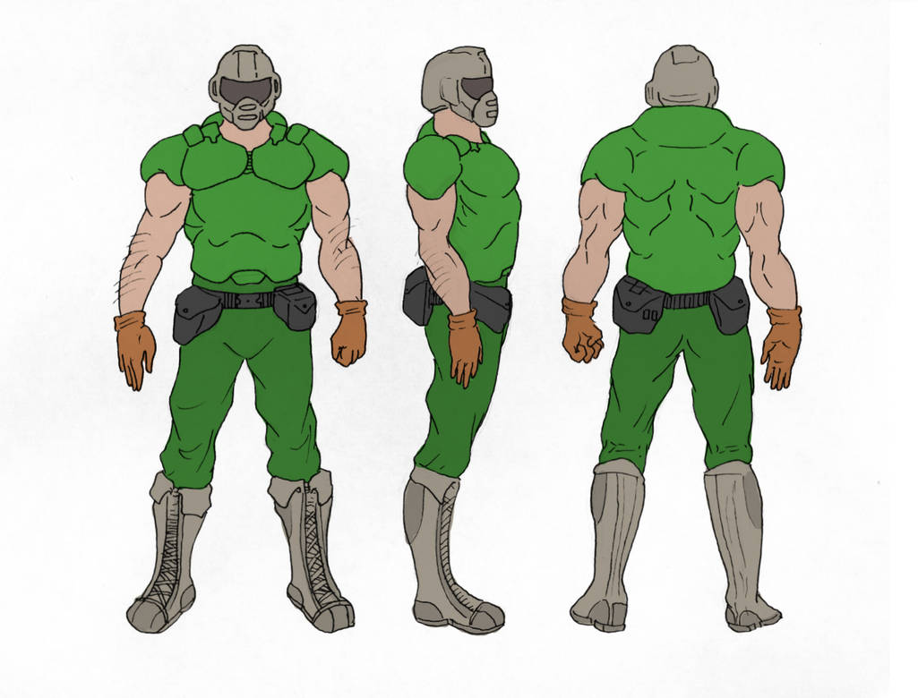 Doomguy Workout Routine Doomguy turnaround by Deimos-Remus on DeviantArt