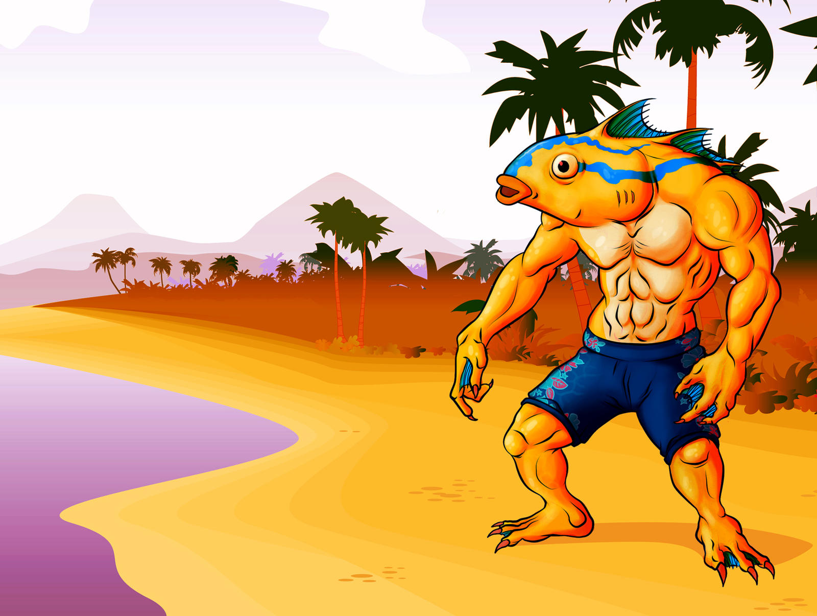 Fishman by Deimos-Remus on DeviantArt