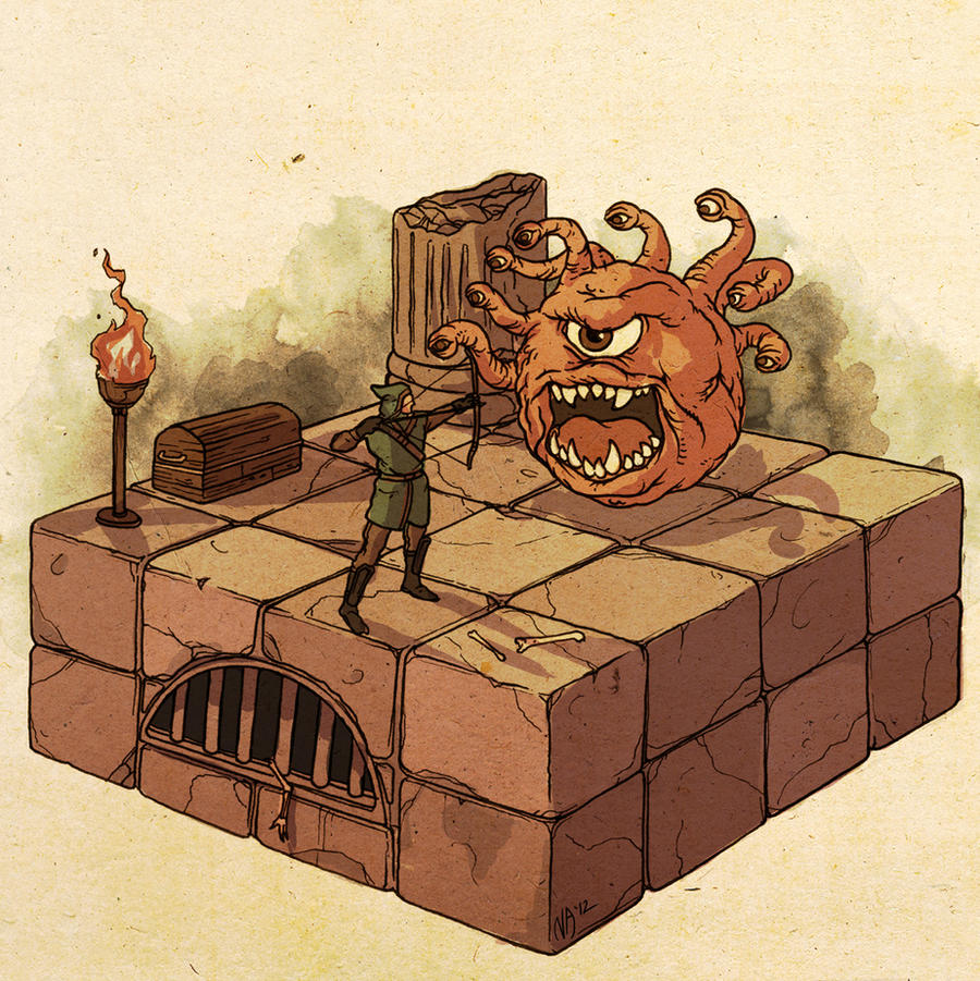 Dungeons and Dragons: Beholder Encounter