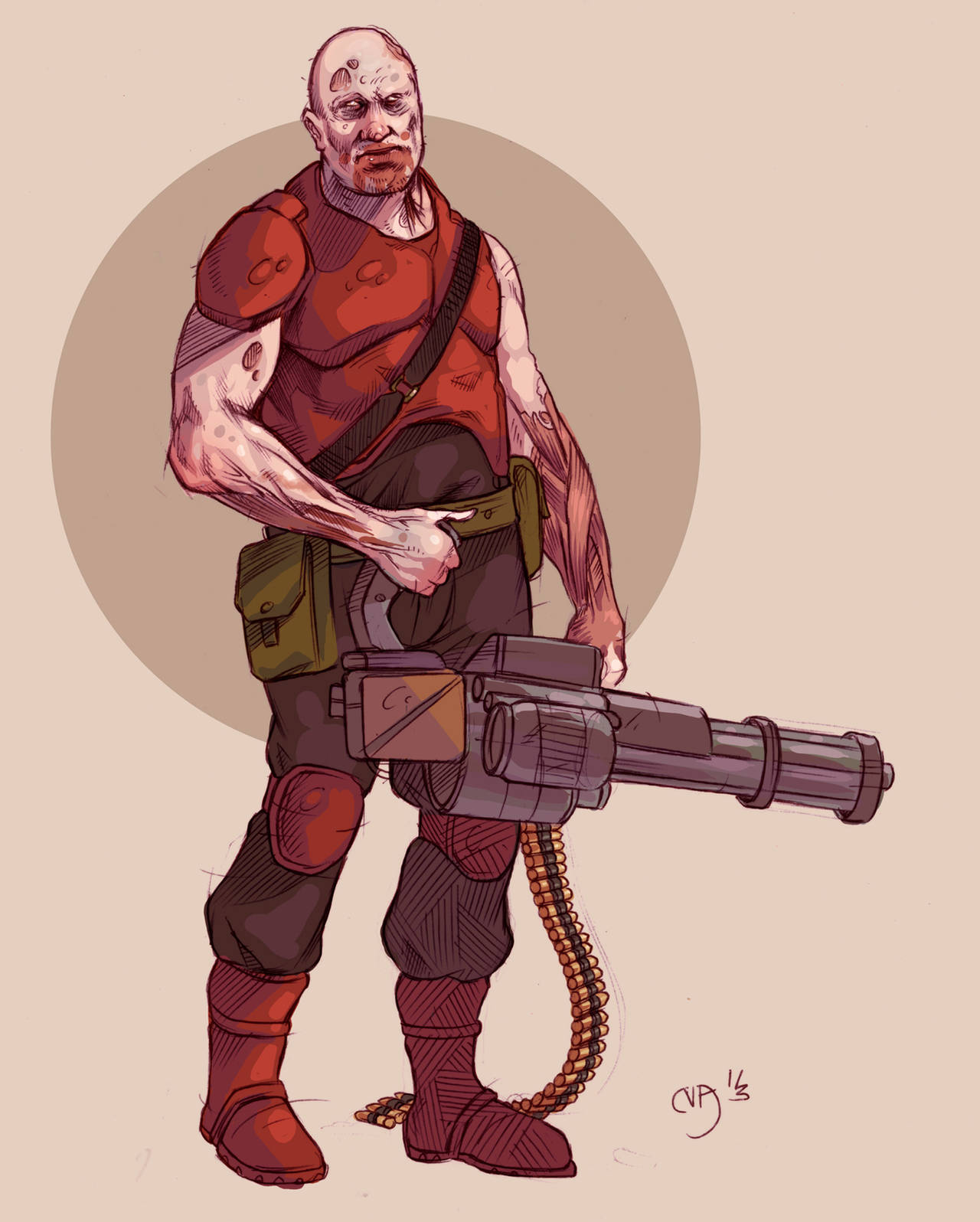 Zombie Commando by Deimos-Remus