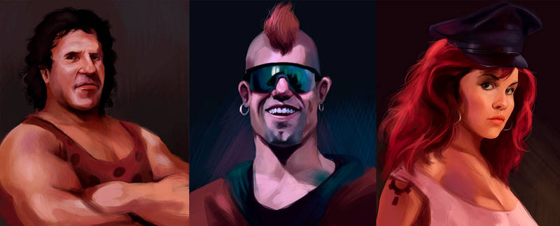 Final Fight portraits p2