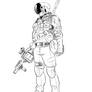 Security Officer concept sketch