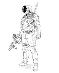 Security Officer concept sketch