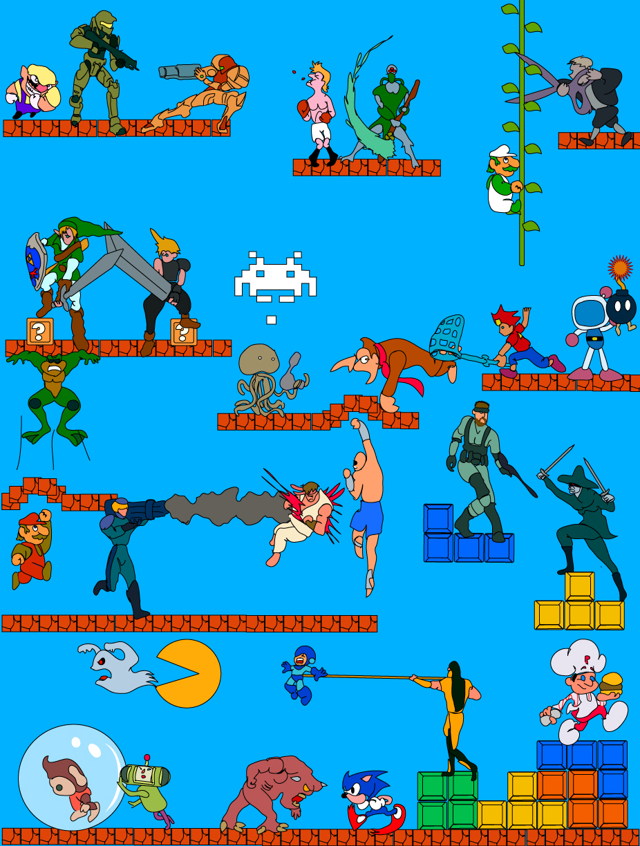 Tableau Battle Deviantart Video Game Battle by Deimos-Remus on DeviantArt