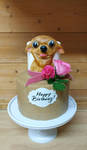 Birthday Cake Chihuahua Love