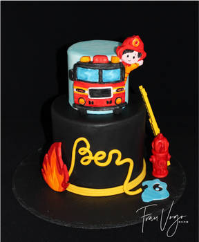 Birthdaycake Firefighter