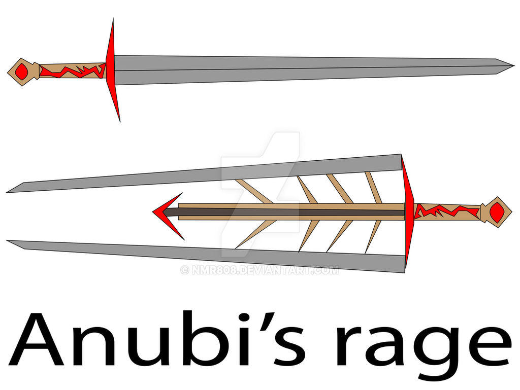 Rwby Rang Rage RWBY OC weapon: Rage of Anubi's by nmr808 on DeviantArt