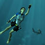 Lara Croft II - Underwater