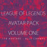 League of Legends Huge Avatar Pack