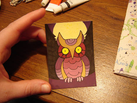 Owl ACEO