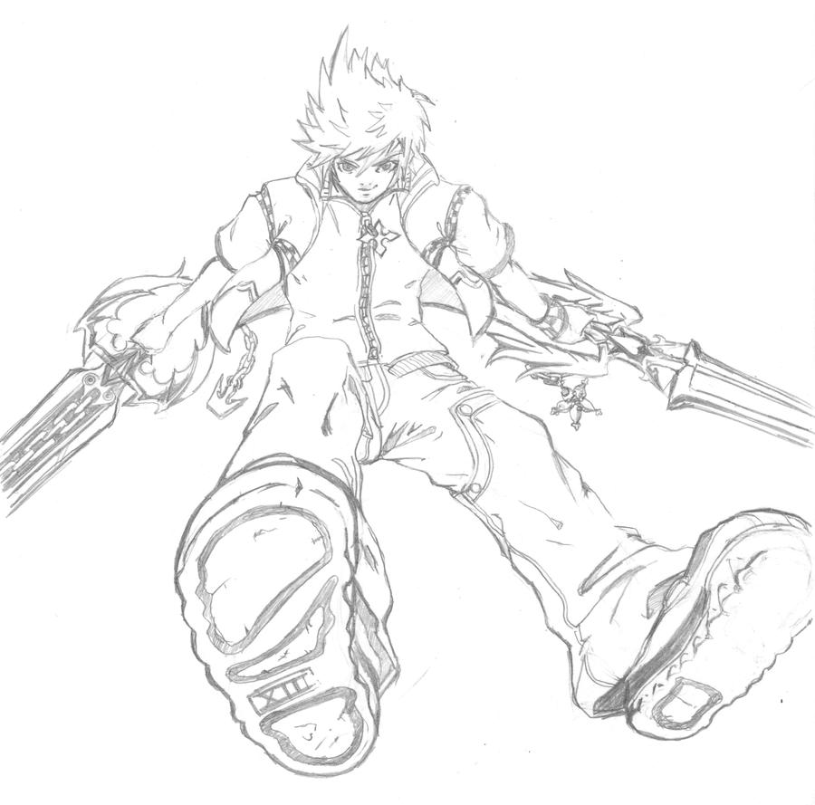 roxas pencil practice