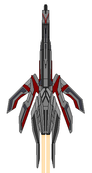 Mass Effect Turian Crescent Class Cruiser