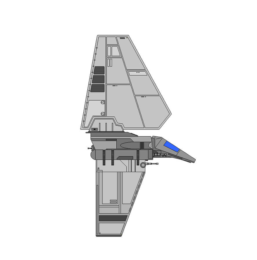 Star Wars Lambda-class T-4a by Seeras on