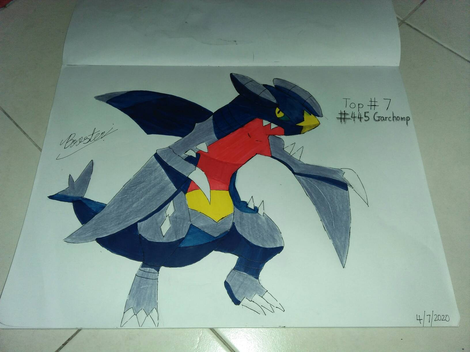 Number 7 - Garchomp by HybridGlaceon35 on DeviantArt