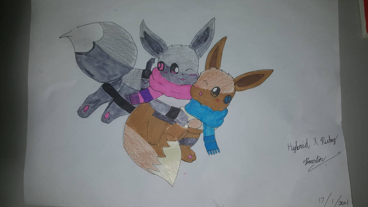 Tackle Cuddle (Hybrid X Ruby) by SuperBooster450 on DeviantArt