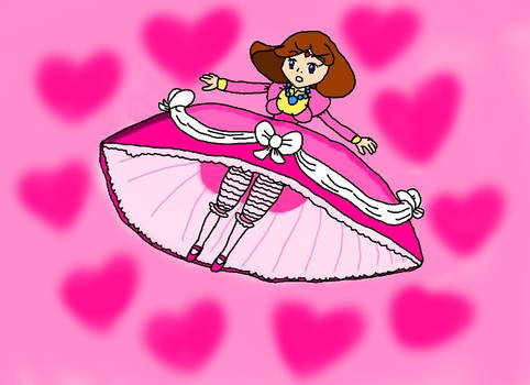 princess parachute dress Princess Peach Cosplay Parachute Dress Transformation