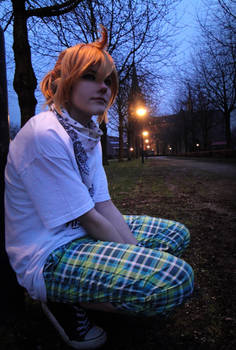 Vocaloid: Waiting for someone.