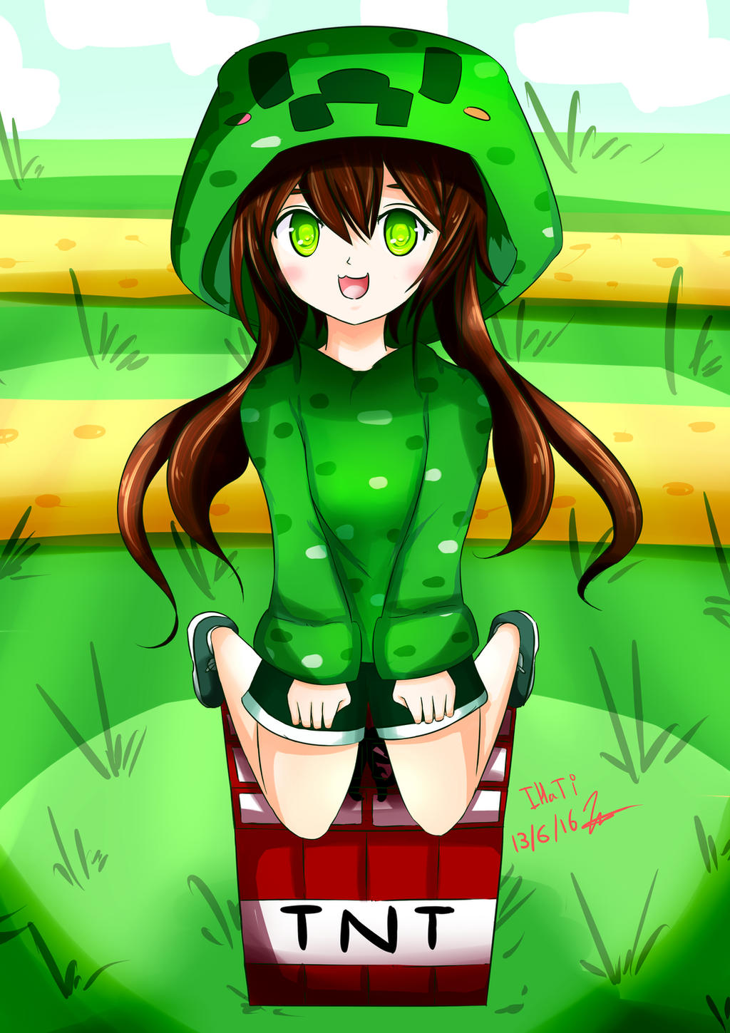 Minecraft Creeper Girl By Ivanhandytirta On DeviantArt minecraft-creeper-girl-by-ivanhandytirta-on-deviantart