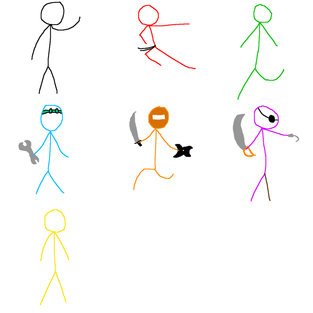 Stick Figures by LucarioFanZ on DeviantArt