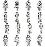 This is all of the sprites I made for Slendytubbies 3. It's