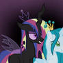 Queen Cadence and Princess Crystalis