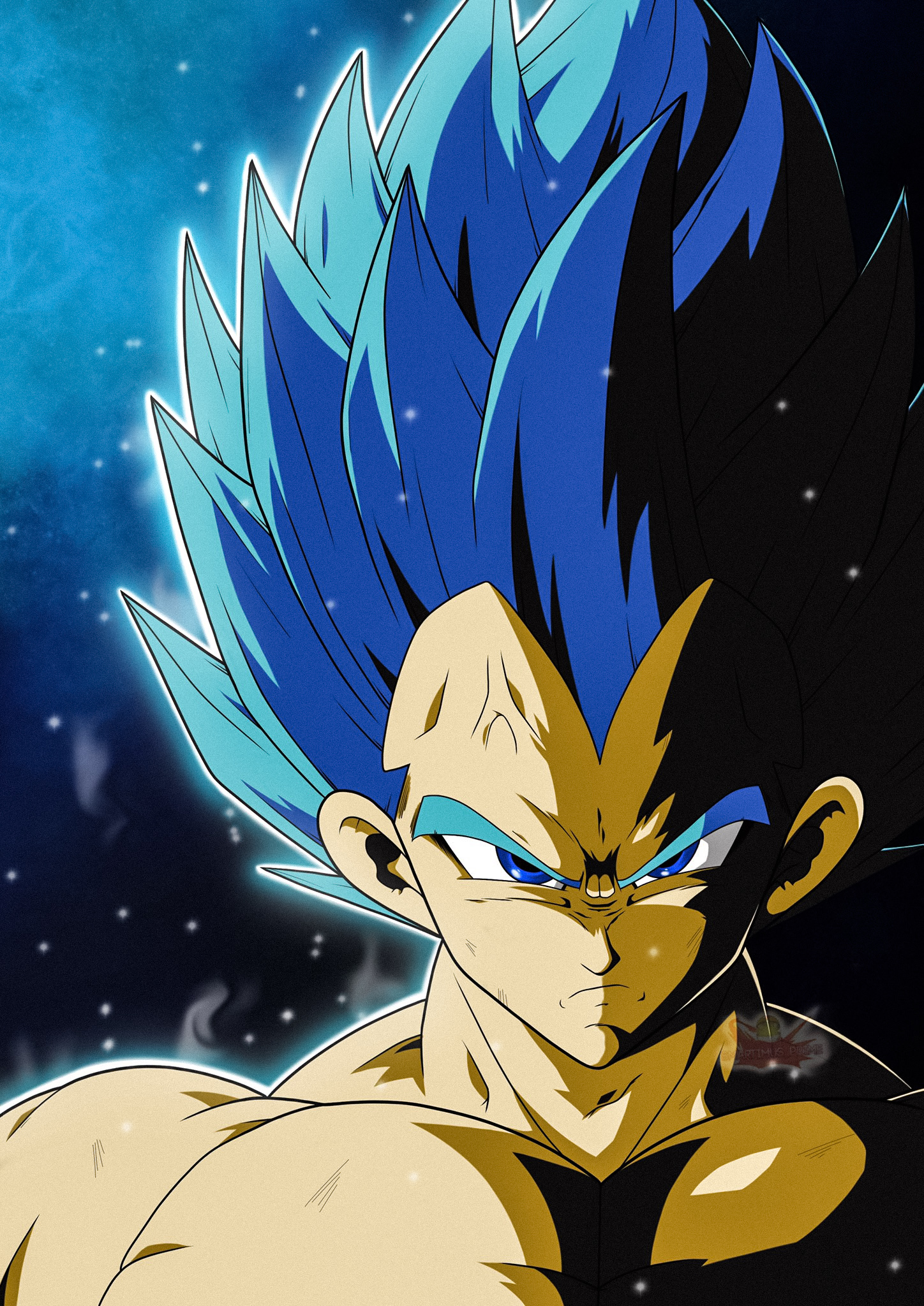 DRAGON BALL SUPER vegeta ssj blue Evolution by naironkr on DeviantArt