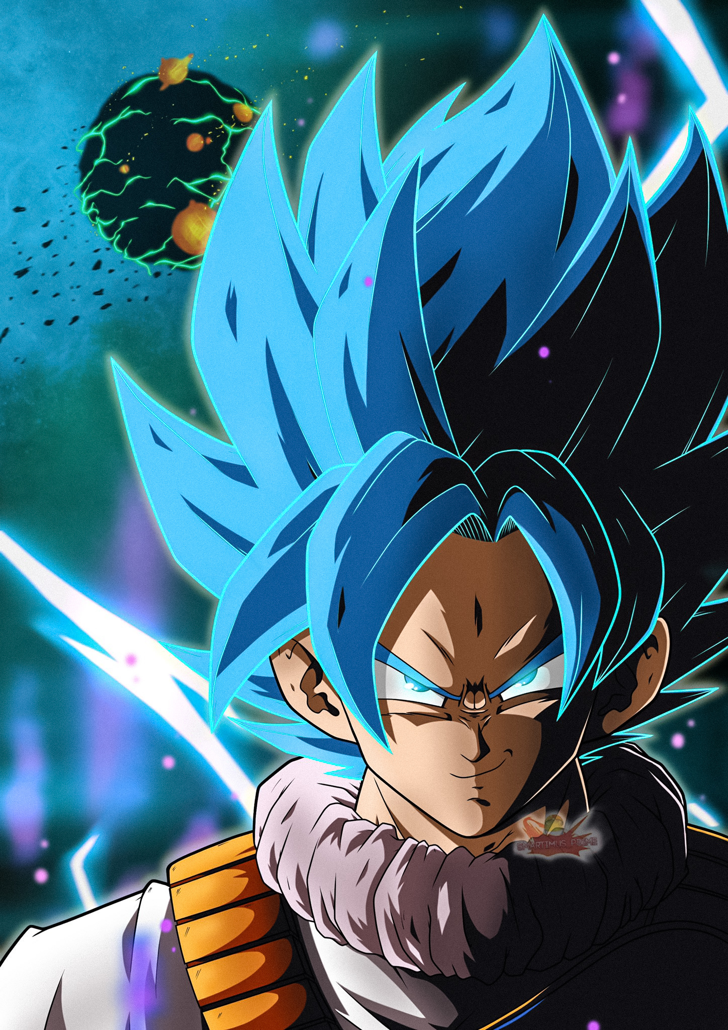 Wallpaper: GOGETA 2018 SSJ BLUE by rizkyrobiansyah on DeviantArt