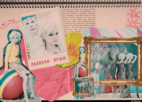 Jessica Stam - Circus Glamour