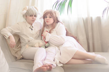 Prussia x Hungary Hitsuji Cosplay