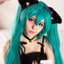 Miku Cat Lingerie Cosplay