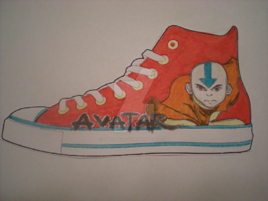 Avatar the Last Air Bender Shoe Design