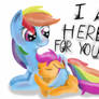 Rainbow and Scootaloo - I Am here for you